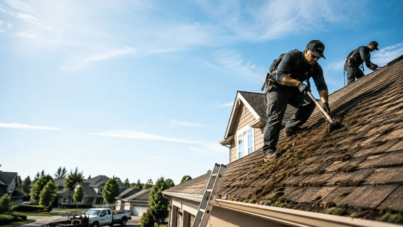 Roof Moss Removal in Chestnut, IL near me